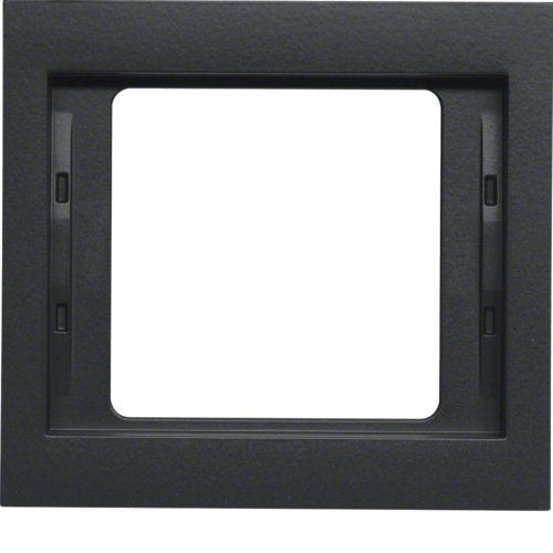 EAN 4011334297741 - Hager 13137006 placa de pared y cubierta de interruptor Antracita imagen 1