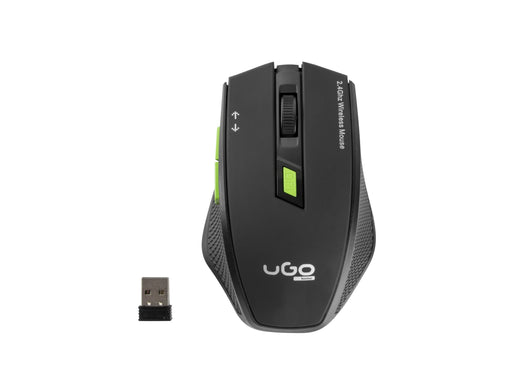 EAN 5901969410334 - uGo MY-04 ratón Oficina mano derecha RF inalámbrico Óptico 1800 DPI imagen 1