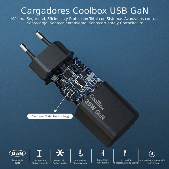 EAN 8436624423758 - CoolBox COO-CUP-35CA-B cargador de dispositivo móvil Monitor de vídeo para bebé, Barbero eléctrico, Video imagen 5