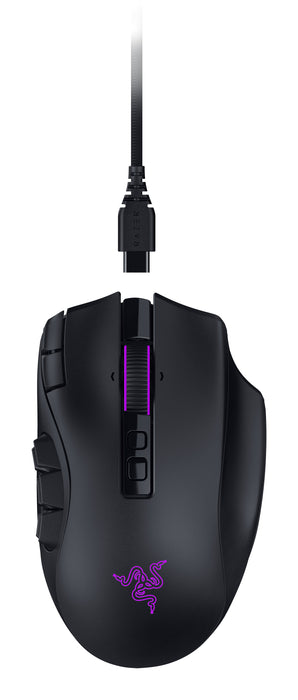 EAN 8887910085233 - Razer Naga V3 Pro ratón Juego Mano derecha RF Wireless + Bluetooth + USB Type-C Óptico 50000 DPI imagen 10