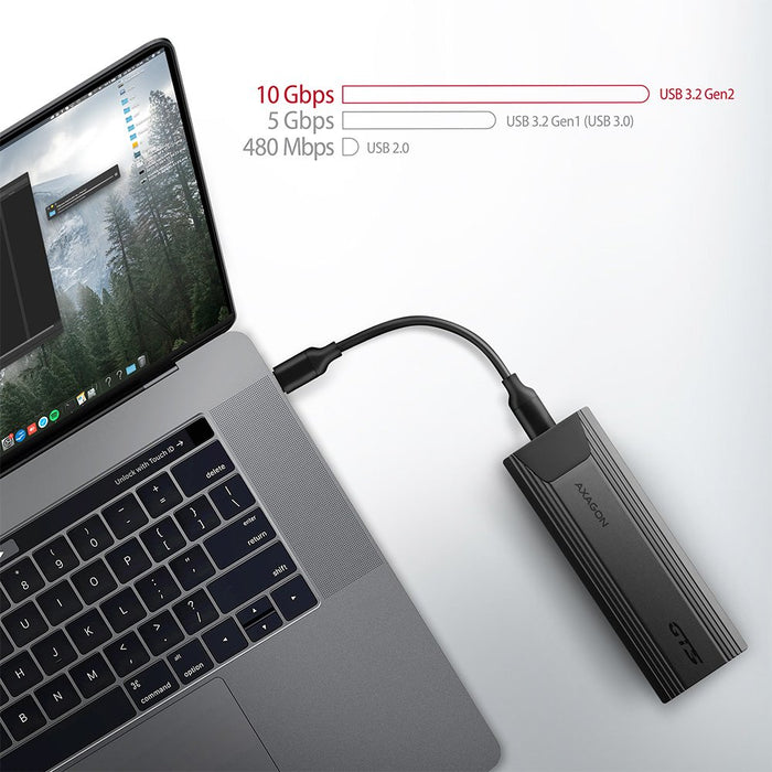 EAN 8595247906663 - Axagon EEM2-GTSA caja para disco duro externo Caja externa para unidad de estado sólido (SSD) Gris M.2 imagen 7