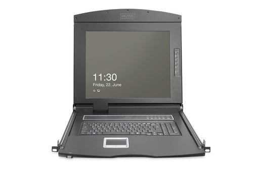 EAN 4016032492245 - Digitus DS-72221-1UK consola de rack 48,3 cm (19") 1920 x 1080 Pixeles Negro 1U imagen 2