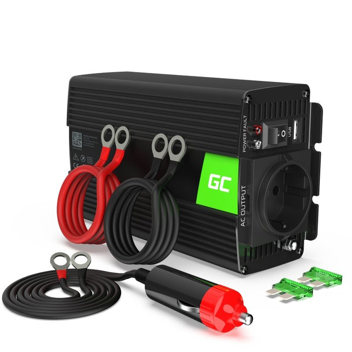 EAN 5902719429323 - Green Cell INV14 adaptador e inversor de corriente Auto 300 W Negro imagen 1