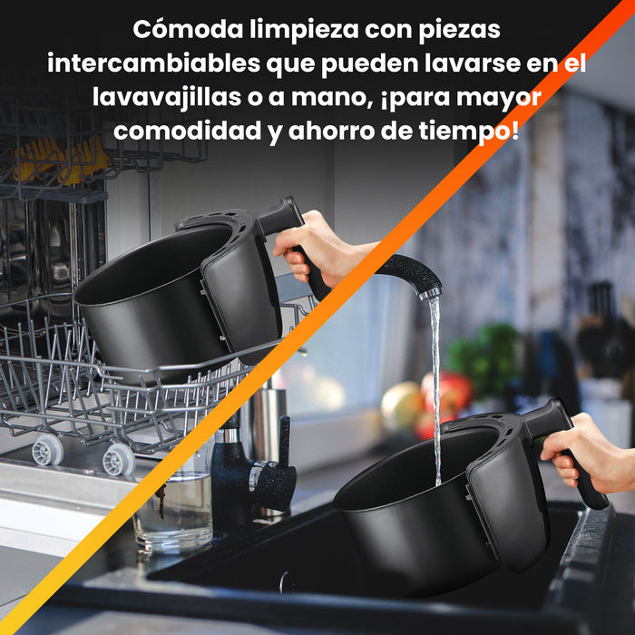 EAN 5906168633218 - Extralink HOME AIR FRYER 2L EU SJ-200 freidora Sencillo Independiente 1000 W Freidora de aire caliente Ne imagen 29