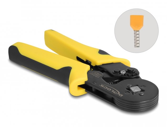 EAN 4043619905584 - DeLOCK 90558 crimpadora Negro, Amarillo imagen 1