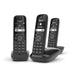 EAN 4250366854663 - Gigaset AS690 Trio Teléfono DECT/analógico Negro imagen 2