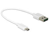 EAN 4043619848058 - DeLOCK 84805 cable USB USB 2.0 0,2 m USB A Micro-USB B Blanco imagen 2