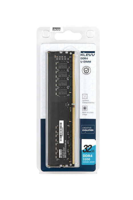 EAN 4895194966982 - Klevv U-DIMM módulo de memoria 32 GB 1 x 32 GB DDR4 3200 MT/s 288-pin DIMM imagen 3