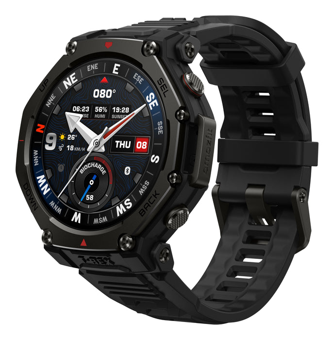 EAN 6972596109280 - Amazfit T-Rex 3 Pro 3,81 cm (1.5") AMOLED 48 mm Digital 480 x 480 Pixeles Pantalla táctil Negro Wifi GPS  imagen 6