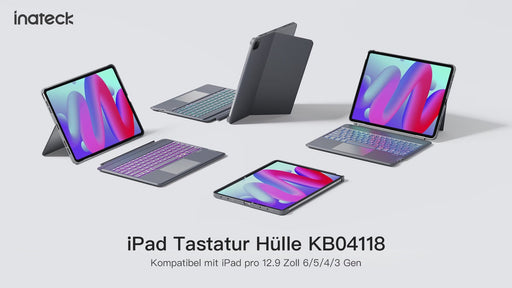 EAN 6976521110051 - Inateck KB04118_GRAY accesorio o pieza de recambio para tableta Teclado imagen 2