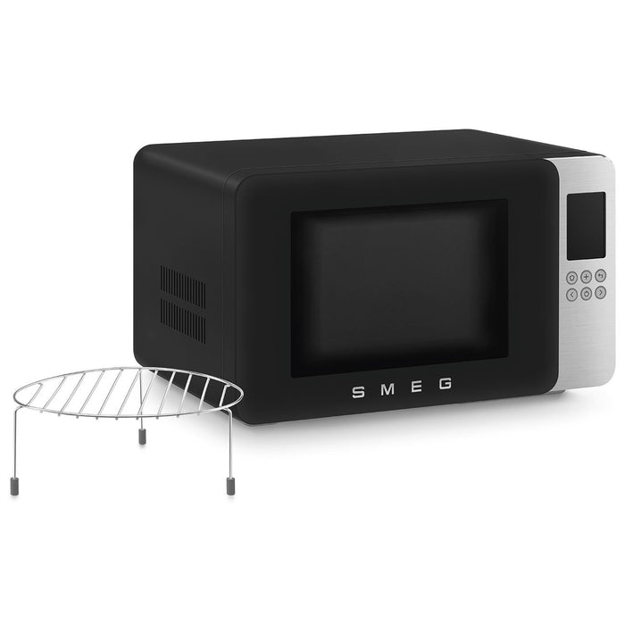 EAN 8017709356484 - Smeg MOC01BLMEU microondas Negro Microondas con grill Encimera 29 L 1450 W imagen 11