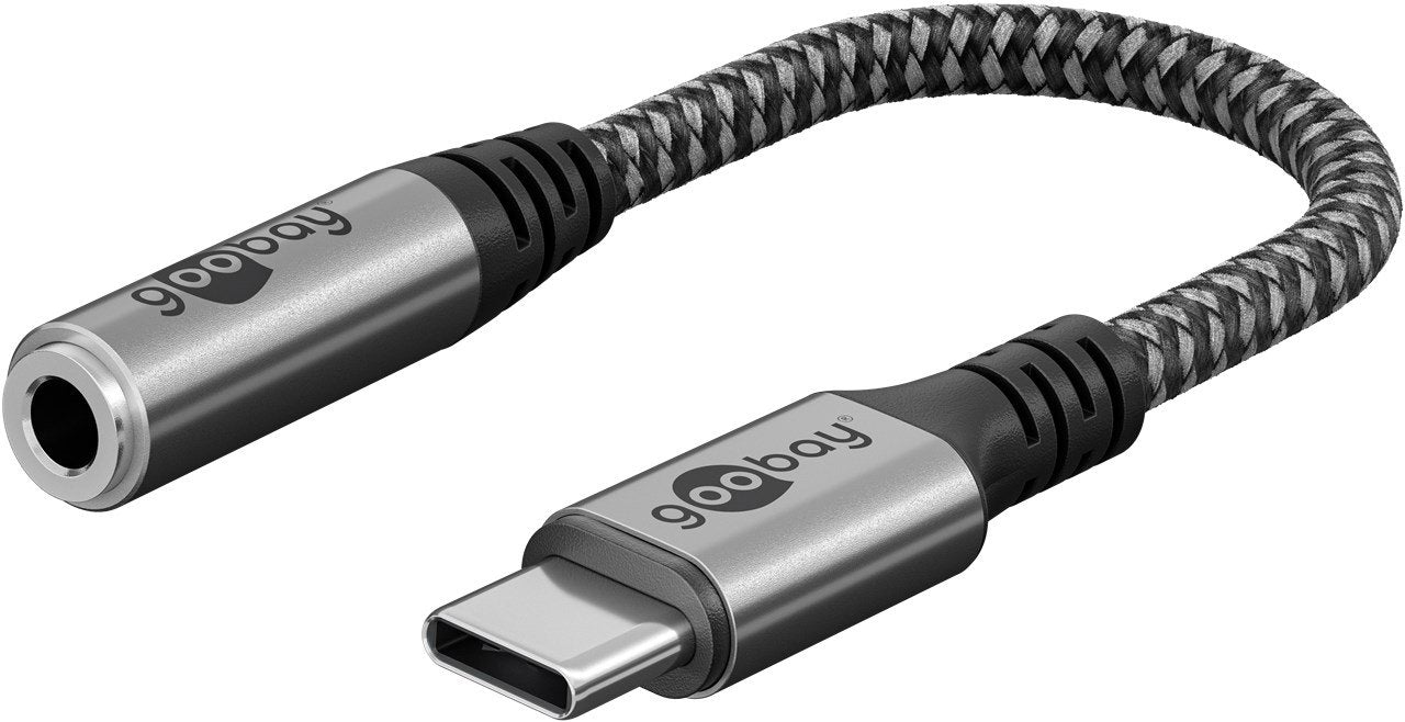 EAN 4040849740565 - Goobay 74056 cable de audio 0,15 m 3,5mm USB Tipo C Negro, Gris imagen 3