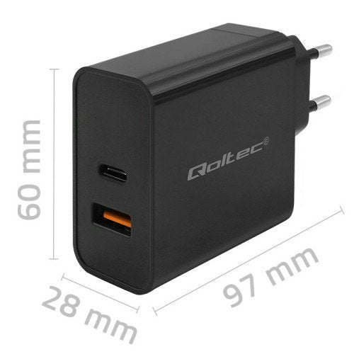 EAN 5901878523804 - Qoltec 52380 cargador de dispositivo móvil Netbook, Consola de juegos portátil, Batería portátil, Smartph imagen 5