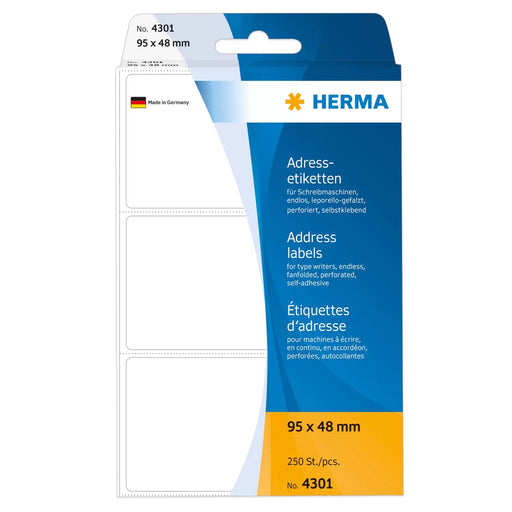 EAN 4008705043014 - HERMA 4301 etiqueta para dirección Blanco imagen 1