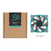 EAN 1230000071093 - Iceberg Thermal IceGALE Xtra Carcasa del ordenador Ventilador 8 cm Verde azulado 1 pieza(s) imagen 4
