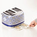 EAN 8003705122918 - Ariete 0156/0C 6 4 rebanada(s) 1630 W Blanco, Azul claro imagen 5