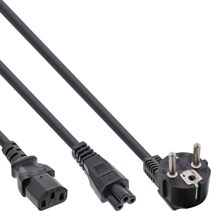 EAN 4043718203963 - InLine 16653D cable de transmisión Negro 2 m CEE7/7 C13 acoplador imagen 1