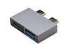 EAN 7630049629059 - ROLINE 12.03.2946 cambiador de género para cable 2x USB Type C 1x USB A+ 1x USB C Plata imagen 1