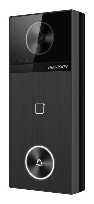 EAN 6936422178444 - Hikvision DS-KV6114-WBE1(O-STD) sistema de intercomunicación de video 4 MP Negro imagen 1