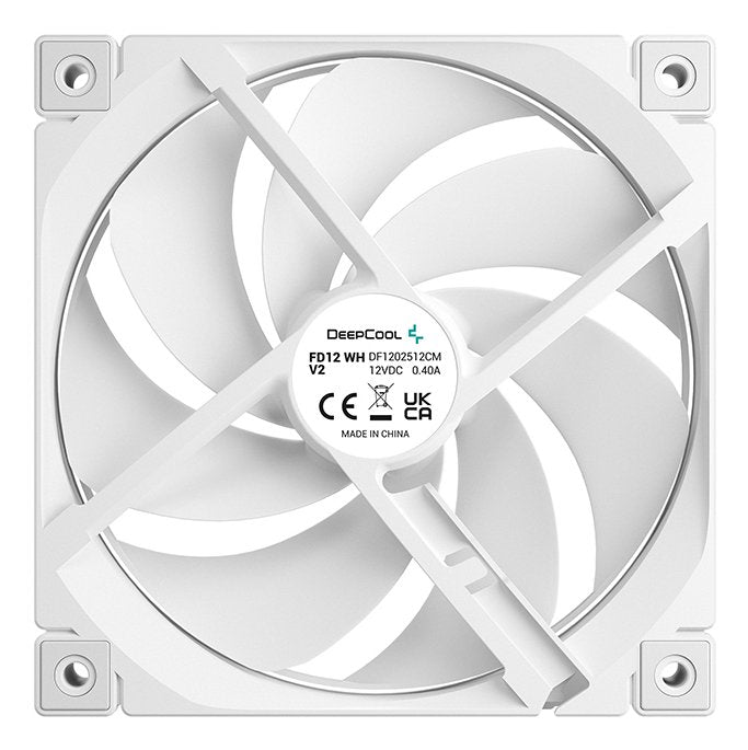 EAN 6933412785408 - DeepCool FD12 WH V2 Carcasa del ordenador Ventilador 12 cm Blanco 1 pieza(s) imagen 3