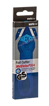 EAN 4003801872544 - Wedo 76 9864 cúter Azul Cuchillo de hoja fija imagen 2