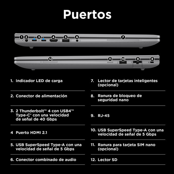 EAN 0198701354574 - HP ZBook Power G11 A AMD Ryzen™ 9 8945HS Estación de trabajo móvil 40,6 cm (16") WUXGA 32 GB DDR5-SDRAM 1 imagen 4