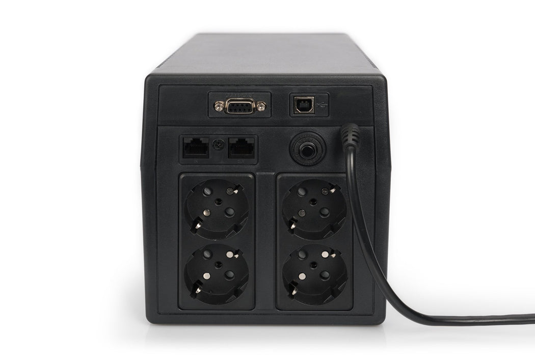 EAN 4016032441366 - Digitus DN-170074 sistema de alimentación ininterrumpida (UPS) Línea interactiva 0,6 kVA 4 salidas AC imagen 4