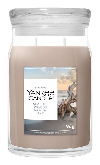 EAN 5038581190471 - Yankee Candle Seaside Woods vela Alrededor Madera, Fresco Beige 1 pieza(s) imagen 1