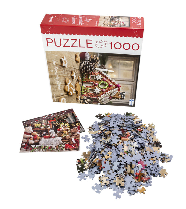 EAN 6416739596075 - Tactic 59607 puzzle Puzzle rompecabezas 1000 pieza(s) Navidad imagen 4