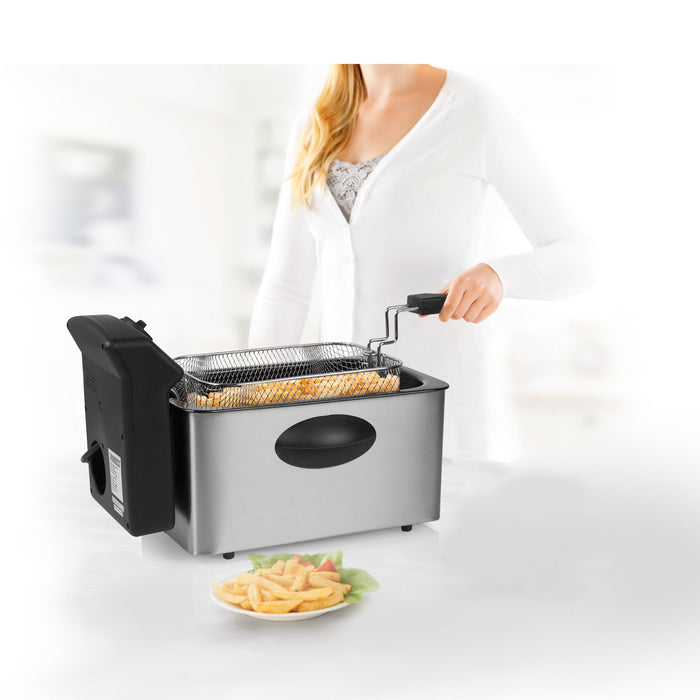 EAN 8713016109750 - Princess 182642 Sencillo 4 L Independiente 2000 W Negro, Acero inoxidable imagen 5