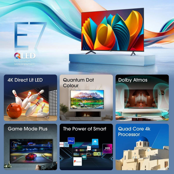 EAN 6942351402758 - Hisense 85E7NQ 2,16 m (85") 4K Ultra HD Smart TV Wifi Negro 400 cd / m² imagen 3