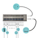 EAN 8595611702952 - i-tec U3CHARGEHUB13 cargador de dispositivo móvil Universal Gris Corriente alterna Interior imagen 4
