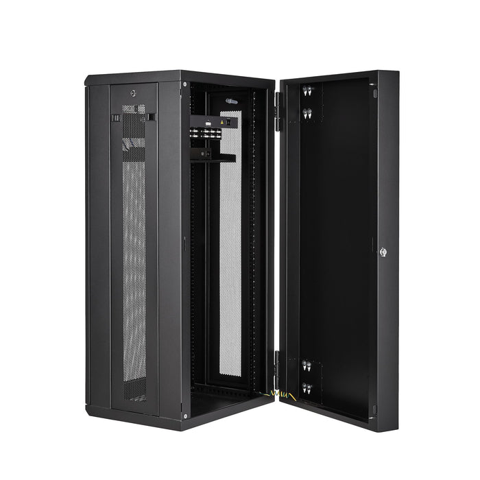 EAN 65030870092 - StarTech.com RK2620WALHM armario rack Bastidor de pared Negro imagen 5