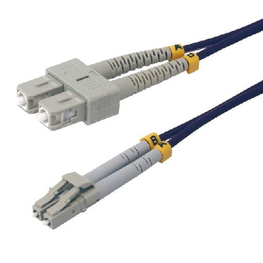 EAN 3700224749156 - MCL 0.5M SC/LC Cable de fibra óptica e InfiniBand 0,5 m Púrpura imagen 2