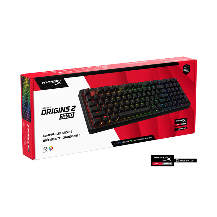 EAN 198828944788 - HyperX Origins 2 1800 teclado Juego USB Negro imagen 11