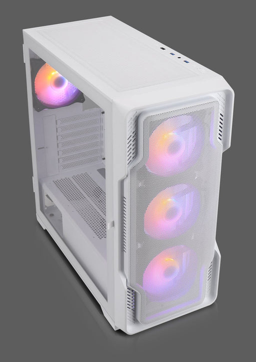 EAN 4040895011336 - Nanoxia DS-9ARGB-W carcasa de ordenador Midi Tower Blanco imagen 1