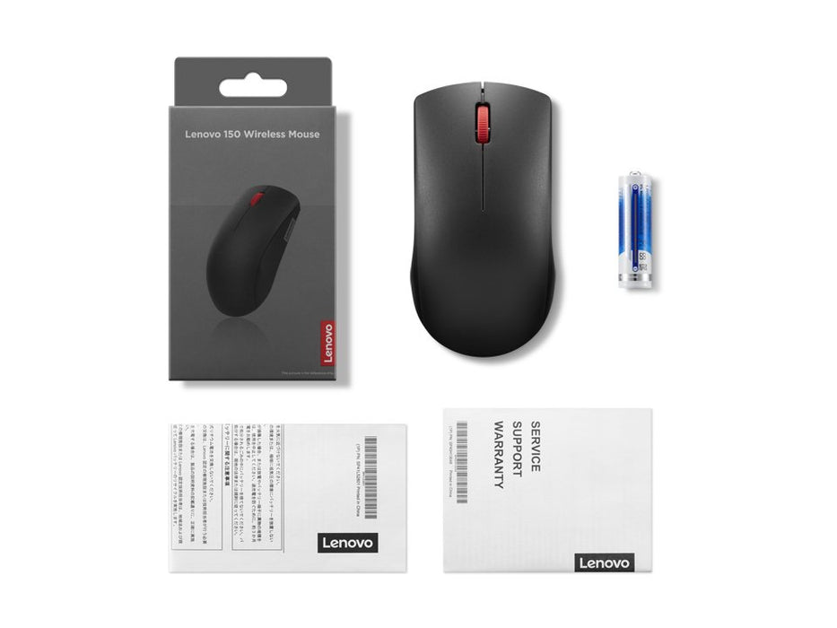 EAN 0195892084129 - Lenovo 150 ratón Oficina Ambidextro RF inalámbrico Óptico 1000 DPI imagen 7