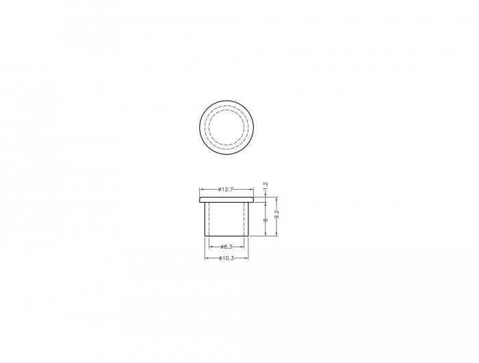 EAN 4043619601684 - DeLOCK 60168 capuchón protector para tornillería 10 pieza(s) Polietileno Tapa imagen 3
