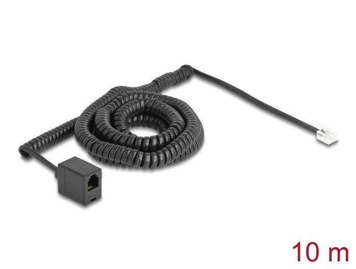 EAN 4043619903474 - DeLOCK 90347 cable telefónico 10 m Negro imagen 2