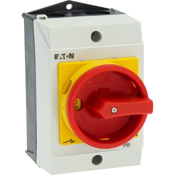 EAN 4015082071493 - Eaton T0-2-15679/I1/SVB Interruptor de palanca acodillada 3P Rojo, Blanco, Amarillo imagen 3