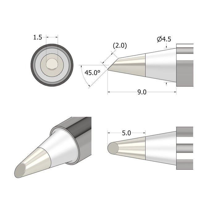 EAN 0810140230201 - iFixit IF145-498-2 Accesorio para estaciones de soldadura / soldadores 1 pieza(s) Punta de soldadura imagen 3