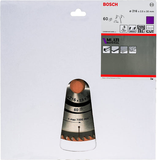 EAN 3165140317443 - Bosch ‎2608640446 hoja de sierra circular 21,6 cm 1 pieza(s) imagen 2