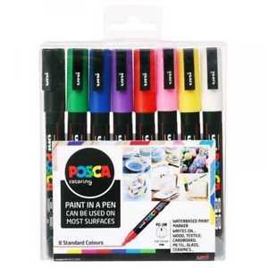EAN 4902778249246 - POSCA 10.1.0963 rotulador de punta fina Multicolor 8 pieza(s) imagen 1