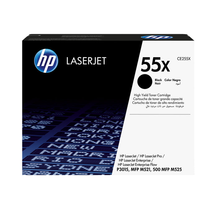EAN 0884420133704 - HP 55X High Yield Black Original LaserJet Toner Cartridge cartucho de tóner 1 pieza(s) imagen 1