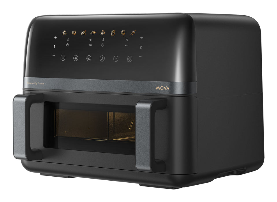 EAN 6977728941387 - MOVA FD20 PRO Doble 9 L Independiente 2700 W Freidora de aire caliente Negro imagen 2