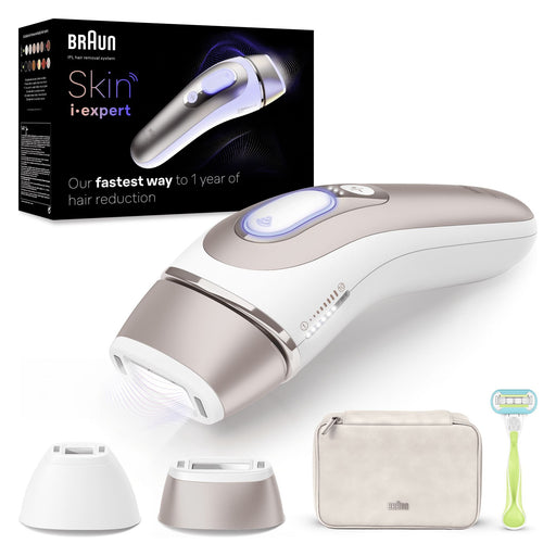 EAN 7500435215183 - Braun Skin i-expert PL7147 Luz pulsada intensa (IPL) Oro rosa, Blanco imagen 1