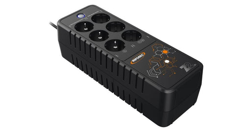 EAN 3700085660867 - Infosec Z2 EX 700 sistema de alimentación ininterrumpida (UPS) 0,7 kVA 360 W 6 salidas AC imagen 1