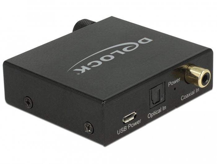 EAN 4043619639724 - DeLOCK 63972 convertidor de audio Negro imagen 2