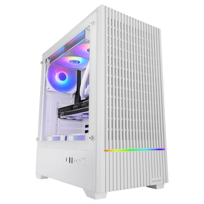 EAN 8435693114383 - Mars Gaming MCQUANTUMW carcasa de ordenador Midi Tower Blanco imagen 2