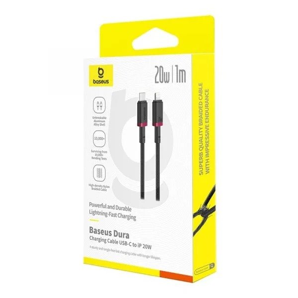 EAN 6932172669966 - Baseus P10377801U01-01 cable de conector Lightning 1 m Negro imagen 3